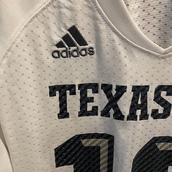 Texas A&M Aggies Adidas Icy White Jersey Mens S/M - Picture 3 of 6